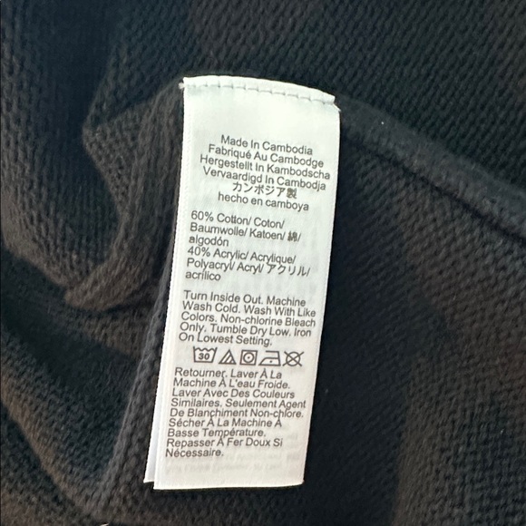 NWT J Crew black sweater knit vest XL - Picture 6 of 6